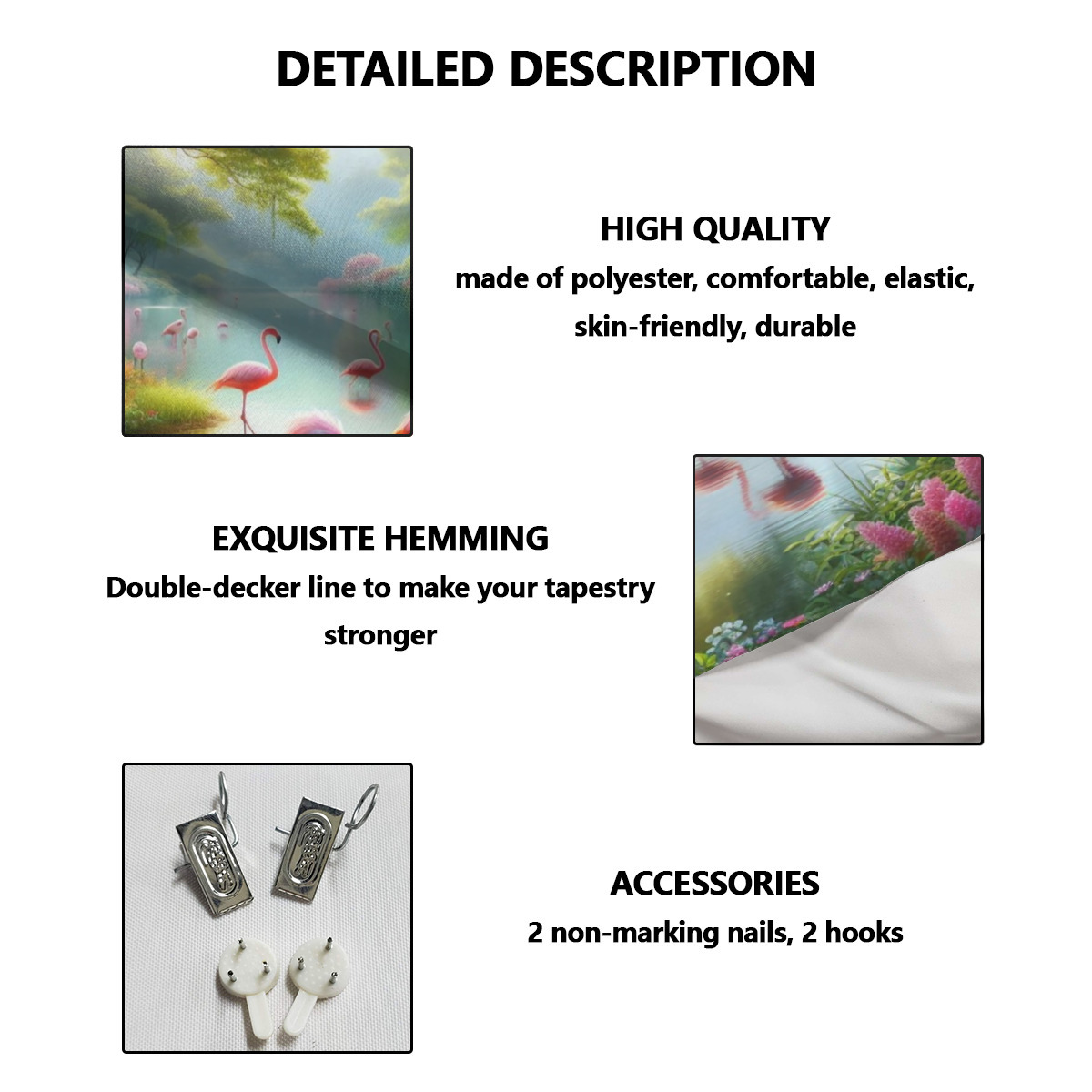 Tapeçaria de parede lago de pelicanos