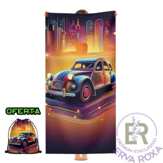 Toalha de Praia Citröen 2 CV-Mod 2 – Exclusivo