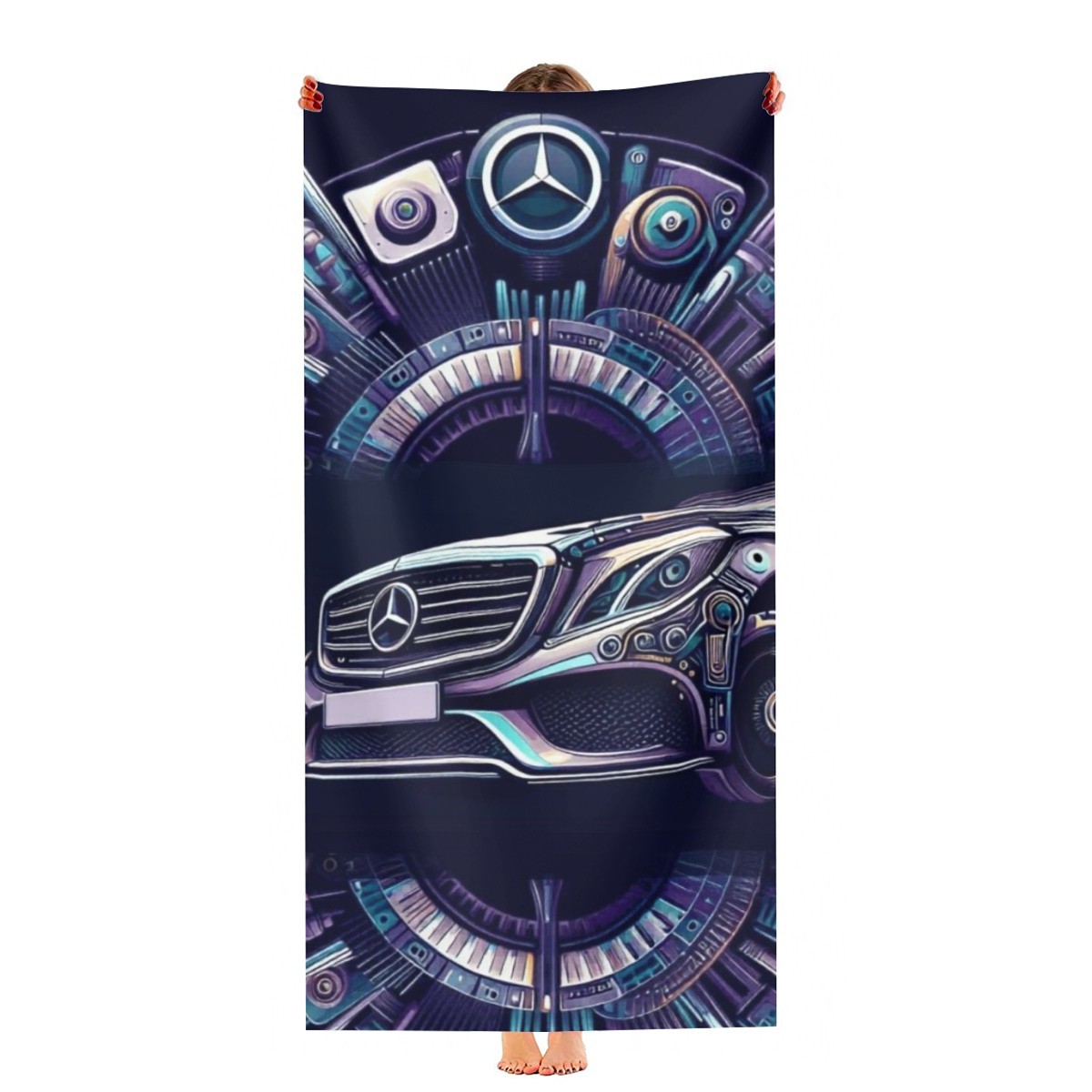 Toalha de Praia Mercedes-Mod 2