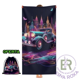 Toalha de Praia Automóvel Clássico