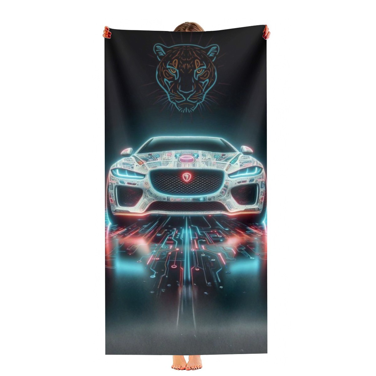 Toalha de Praia Jaguar-Mod 1
