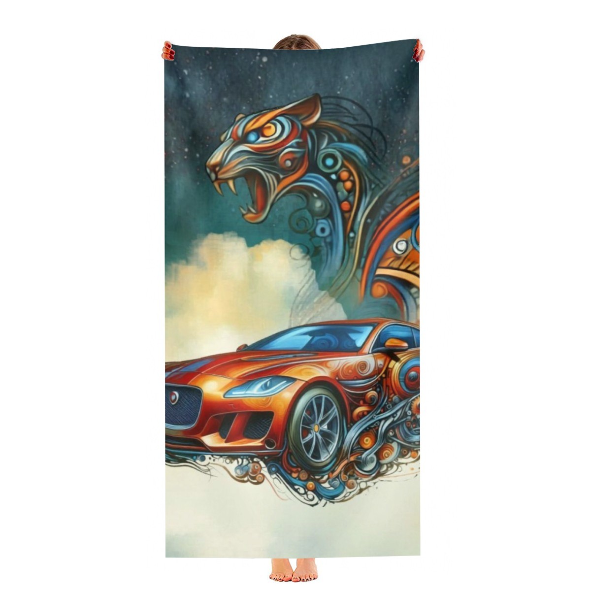 Toalha de praia Jaguar - MOD 2