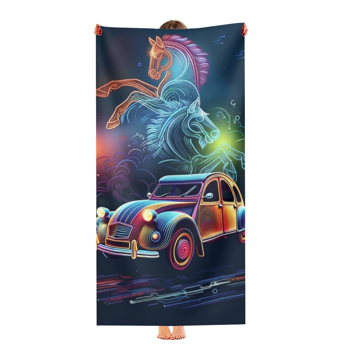 Toalha de Praia Citröen 2 CV-Mod 1