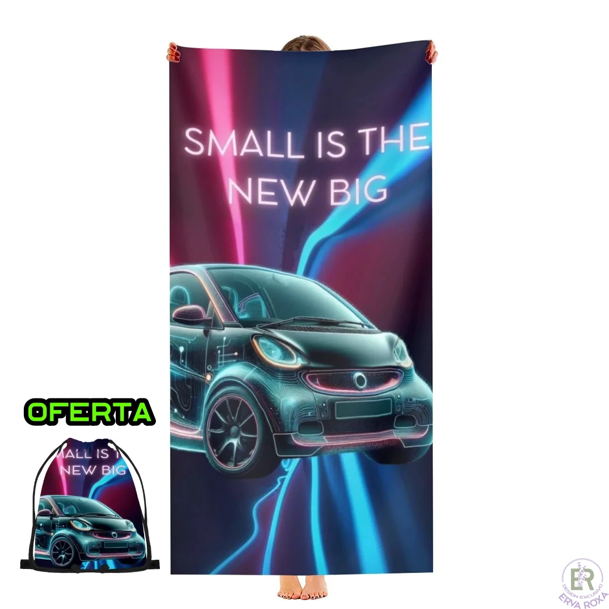 Toalha de Praia Smart Fortwo-Mod 2 – Exclusivo