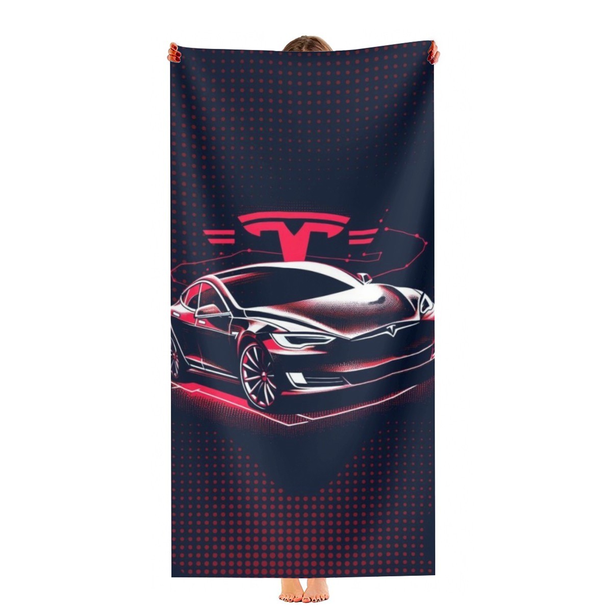 Toalha de Praia Tesla