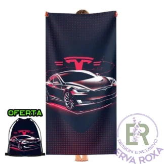 Toalha de Praia Tesla