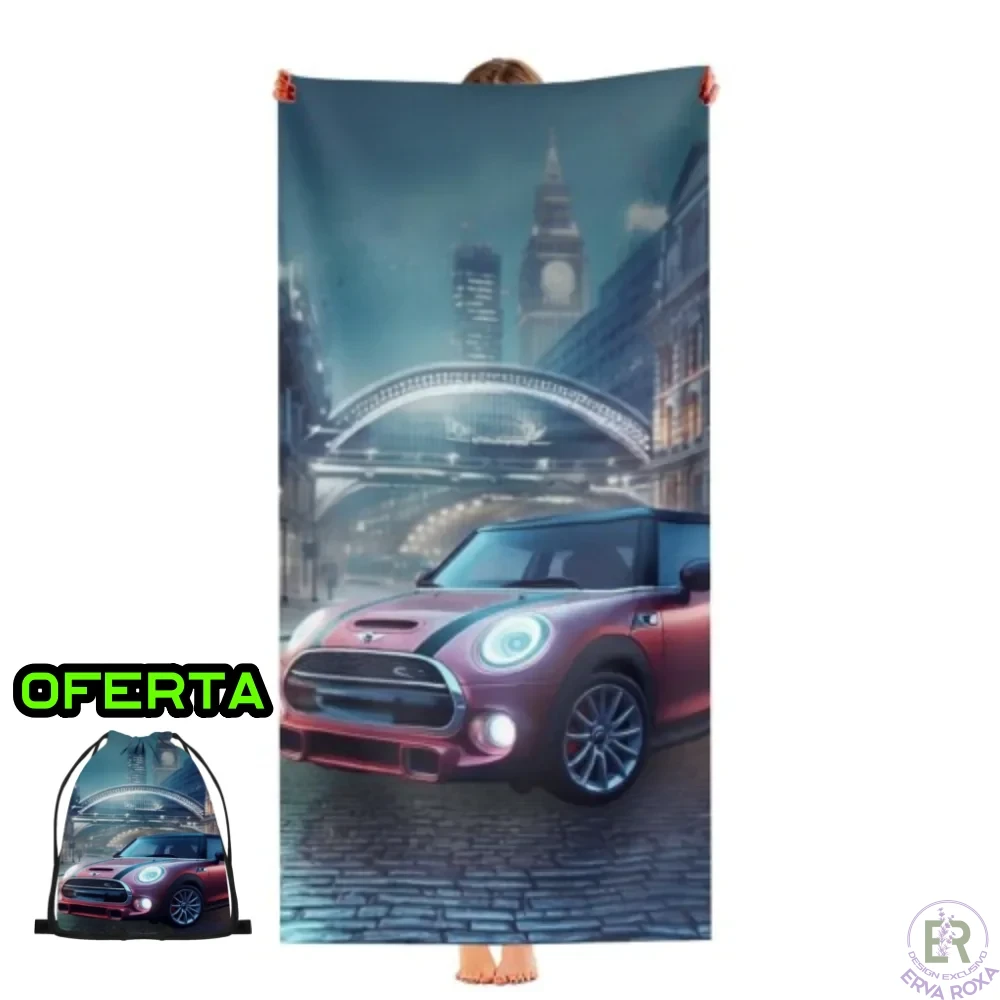 Toalha de Praia Mini Cooper