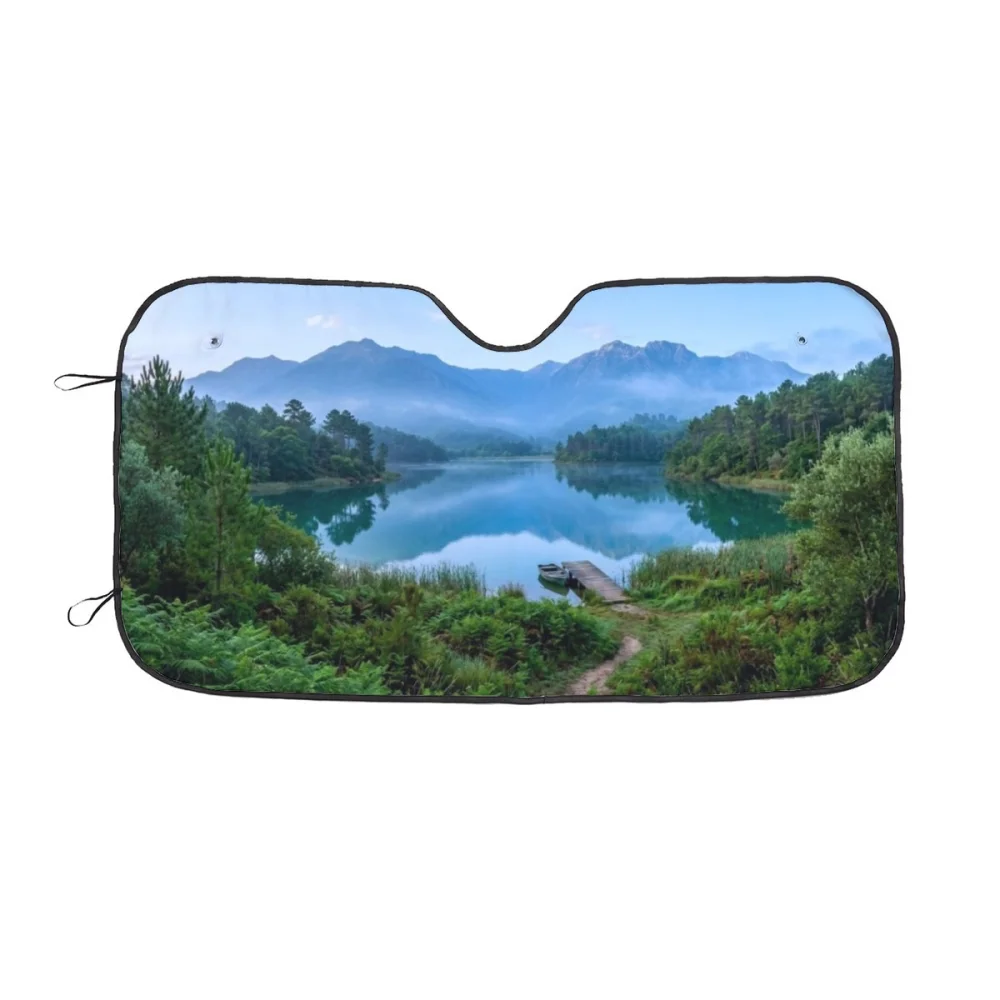Para-sol para Autocaravana "Paisagem de Lago e Montanhas"
