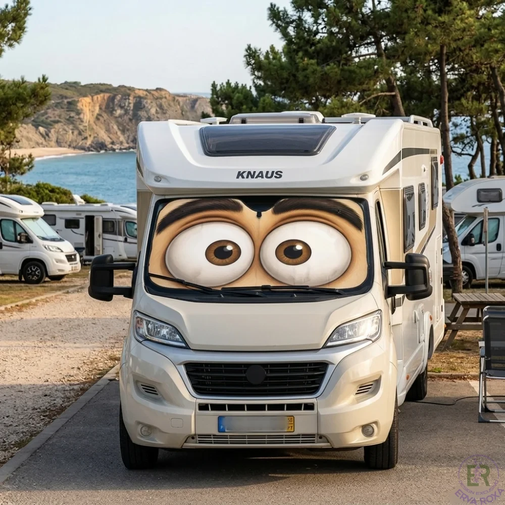 Pára-sol para Autocaravana com Olhos divertidos