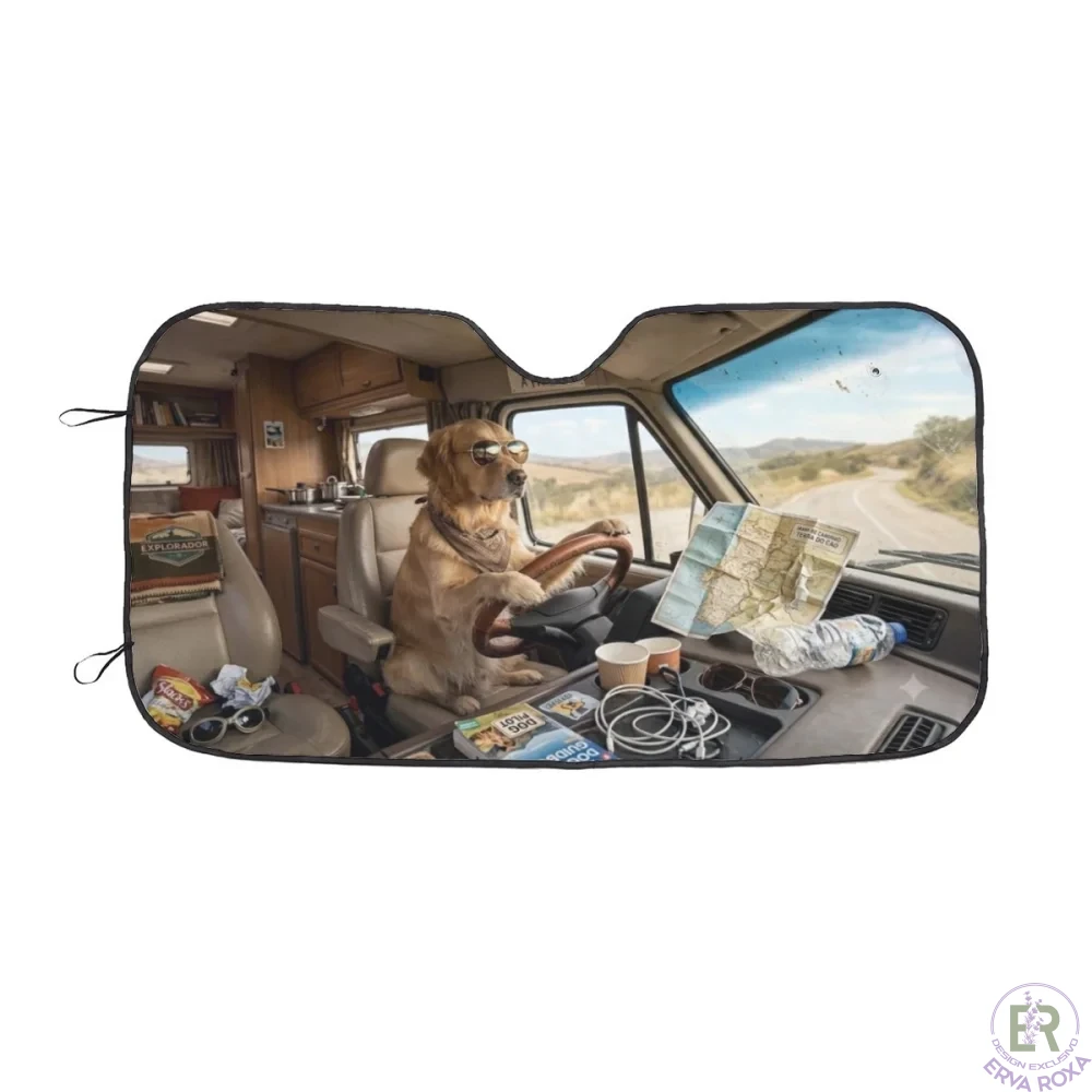 Pára-sol para Autocaravana Cão Condutor – Proteção Térmica L/XL