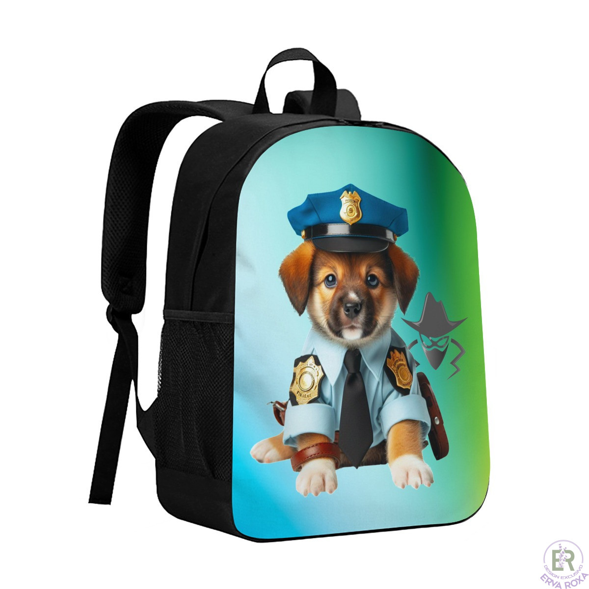 Mochila Escolar Infantil Cão Polícia