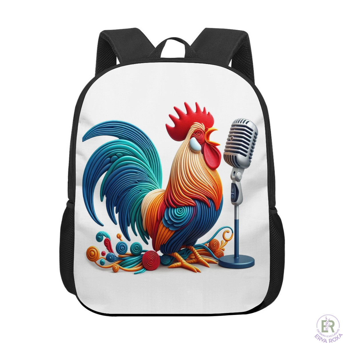 Mochila Escolar Infantil Galo Cantor