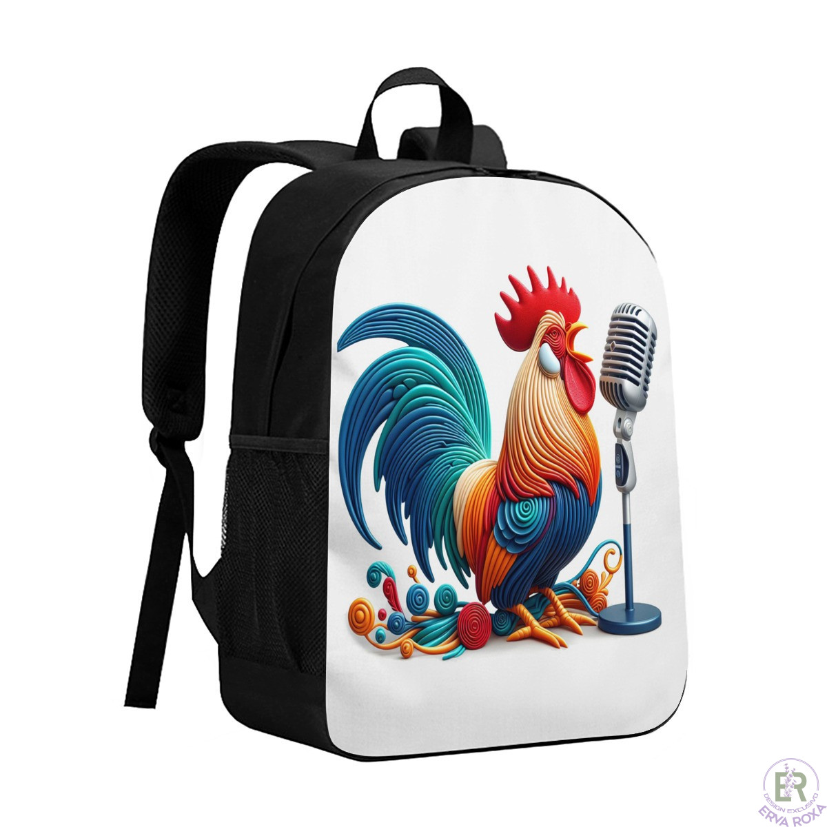 Mochila Escolar Infantil Galo Cantor