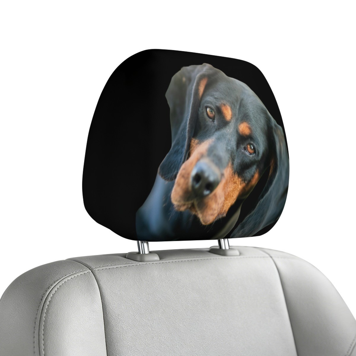 Capa Divertida para Encosto de Cabeça Auto Cão Hounds